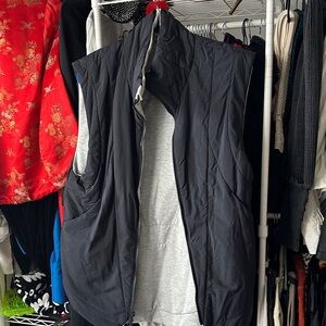 Women's Black Quilted Vest reversible free people